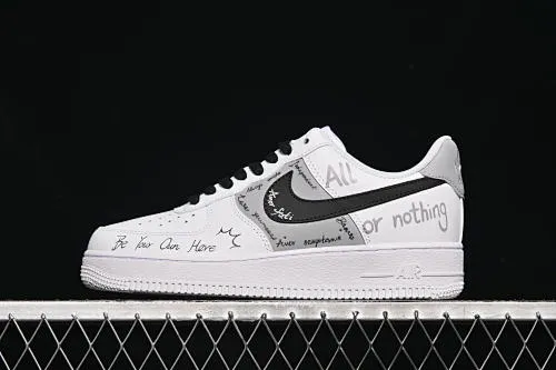 All Categories Nk Air Force 1 Air Force Series Nk Air Force 1 Low Air Force Low Nike Air Force 1'07 Low Customized White Air Force One Customized Casual Sneakers ZH0316-087